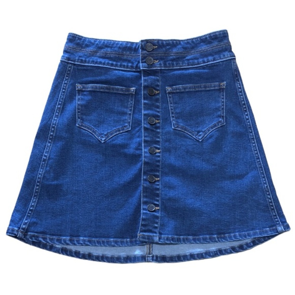 Wrangler Denim Flared Mini‎ Skirt Western Cowgirl